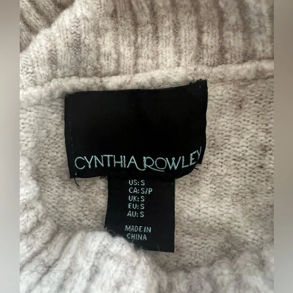 Cynthia Rowley Turtleneck Speckled Sweater - Picture 9 of 16